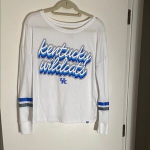 White Kentucky Wildcats Long Sleeve Shirt